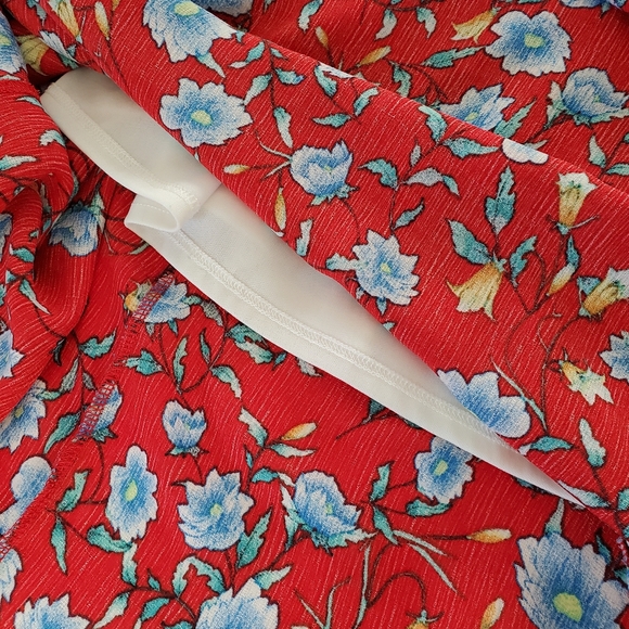 Red Floral Maxi Dress | S - Picture 6 of 6